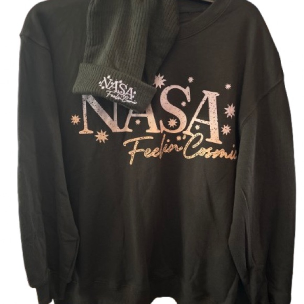 Mighty Fine Small NASA Crewneck Sweater